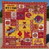 NCAA Iowa State Cyclones Cardinal Gold Quilt Blanket