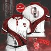 NCAA Oklahoma Sooners Custom Name Crimson White Polo Shirt