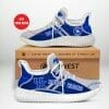 NCAA Kentucky Wildcats Custom Name Blue Grey Reze Sneakers