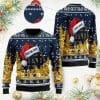 NCAA Notre Dame Fighting Irish Custom Name Ugly Christmas Sweater