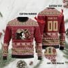 NCAA Florida State Seminoles Custom Text Number Ugly Christmas Sweater