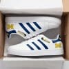 NCAA Michigan Wolverines White Navy Blue Stan Smith Shoes