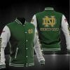 NCAA Notre Dame Fighting Irish Green Baseball Jacket