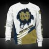 NCAA Notre Dame Fighting Irish White Gold Sweatshirt