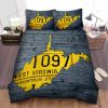 NCAA West Virginia Mountaineers Grey Gold Bedding Set