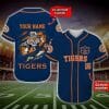 NCAA Auburn Tigers Custom Name Number Mascot Baseball Jersey