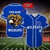 NCAA Kentucky Wildcats Custom Name Number Mascot Baseball Jersey