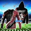 NCAA Florida State Seminoles Custom Name Black Garnet Pullover Hoodie