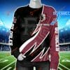 NCAA Florida State Seminoles Custom Name Black Garnet Sweatshirt