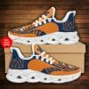 NCAA Auburn Tigers Custom Name Orange Blue Max Soul Shoes