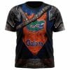 NCAA Florida Gators Custom Name Number Warrior T-Shirt