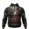 NCAA Florida State Seminoles Custom Name Number Warrior Pullover Hoodie