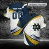 NCAA Notre Dame Fighting Irish Custom Name Number Baseball Jersey