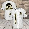 NCAA Iowa Hawkeyes Custom Name White Baseball Jersey