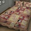 NCAA Florida State Seminoles Garnet Gold Bedding Set