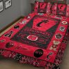 NCAA Cincinnati Bearcats Custom Name Red Black Bedding Set