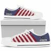 NCAA Florida Gators Custom Name American Flag Low Top Shoes