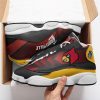 NCAA Louisville Cardinals Black Red Air Jordan 13 Shoes