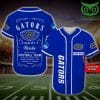 NCAA Florida Gators Custom Name Blue Baseball Jersey
