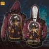 NCAA Florida State Seminoles Jack Skellington Halloween Zip Up Hoodie