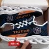 NCAA Auburn Tigers Custom Name Blue Orange Max Soul Shoes