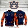 NCAA Auburn Tigers Navy Blue Orange Baseball Jacket