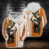 NCAA Texas Longhorns Baby Groot White Orange Pullover Hoodie