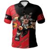 NCAA Cincinnati Bearcats Custom Number Red Black Polo Shirt