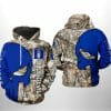 NCAA Duke Blue Devils Punisher Skull Pullover Hoodie