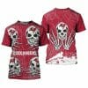 NFL Tampa Bay Buccaneers Skull Red White T-Shirt