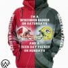 NCAA Wisconsin Badgers And Green Bay Packers Pullover Hoodie