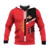 NCAA Iowa State Cyclones Custom Text Cardinal Black Pullover Hoodie