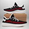 NCAA Arkansas Razorbacks Black Yeezy Boost Sneakers