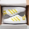 NCAA Michigan Wolverines White Maize Stan Smith Shoes
