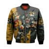 NCAA Missouri Tigers Custom Number Gold Black Bomber Jacket