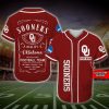 NCAA Oklahoma Sooners Custom Name Crimson Baseball Jersey