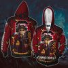 NCAA South Carolina Gamecocks Jack Skellington Zip Up Hoodie