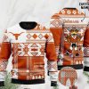 NCAA Texas Longhorns Custom Name Ugly Christmas Sweater