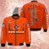 NFL Cincinnati Bengals Super Bowl Orange Bomber Jacket