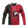 NCAA Northern Illinois Huskies Custom Text Number Red Black Pullover Hoodie