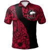 NCAA Northern Illinois Huskies Red Black Polo Shirt
