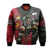 NCAA Northern Illinois Huskies Custom Number Red Black Bomber Jacket