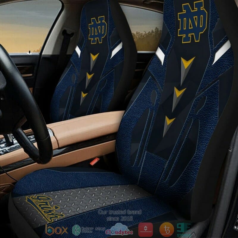 NCAA Notre Dame Fighting Irish Navy Blue Car Seat Covers NCAA Notre Dame Fighting Irish Navy Blue Car Seat Covers