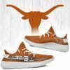 NCAA Texas Longhorns Orange Grey Yeezy Boost Sneakers