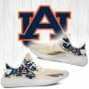 NCAA Auburn Tigers Scratch Blue Creammy Yeezy Boost Sneakers