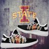 NCAA Iowa State Cyclones Black Scratch Yeezy Boost Sneakers