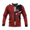 NCAA South Carolina Gamecocks Custom Text Red Black Pullover Hoodie