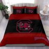 NCAA South Carolina Gamecocks Garnet Black Bedding Set
