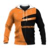 NCAA Tennessee Volunteers Custom Text Special Zip Up Hoodie