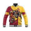 NCAA USC Trojans Gold Cardinal Mascot Baseball Jacket